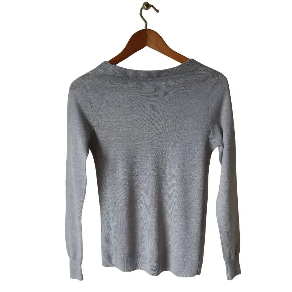 J. Crew Gray Lightweight Sweater Size XXS